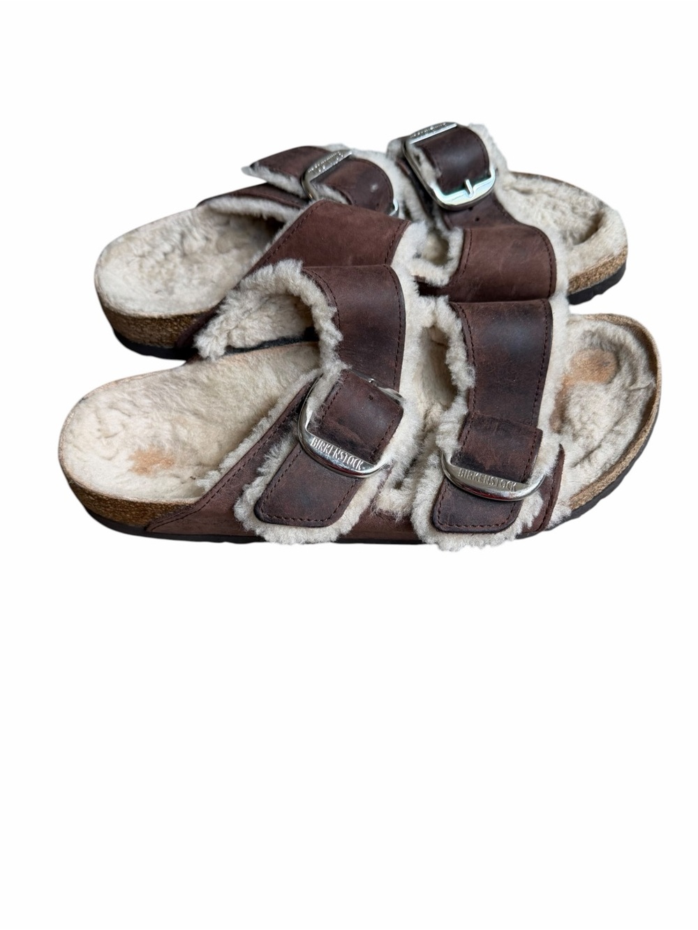 Birkenstock Arizona Big Buckle Shearling Sandals